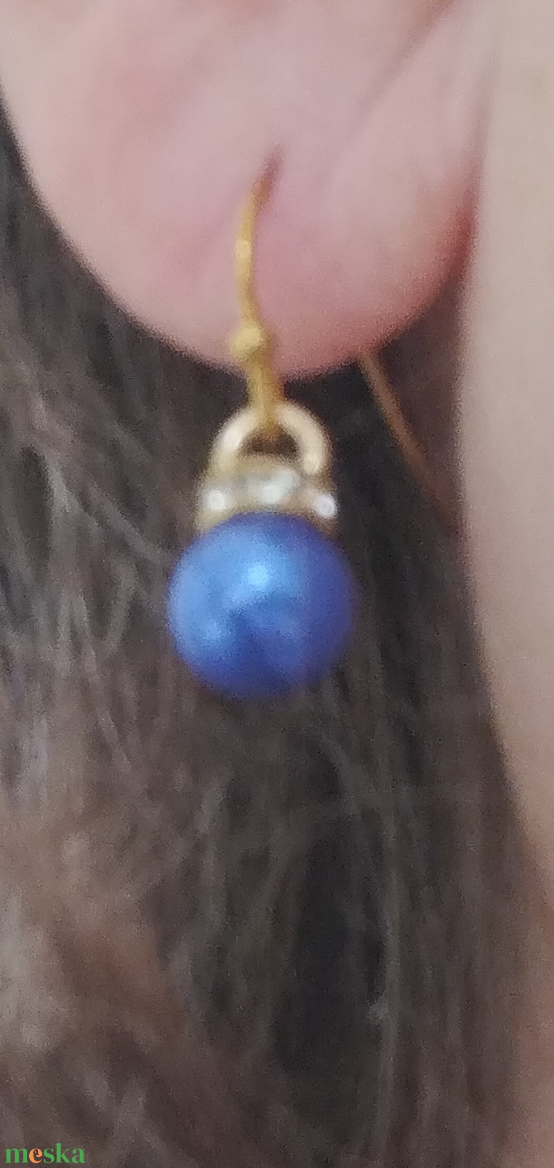 fülbevaló angyal szárny charmmal  - ékszer - fülbevaló - fülékszer - Meska.hu