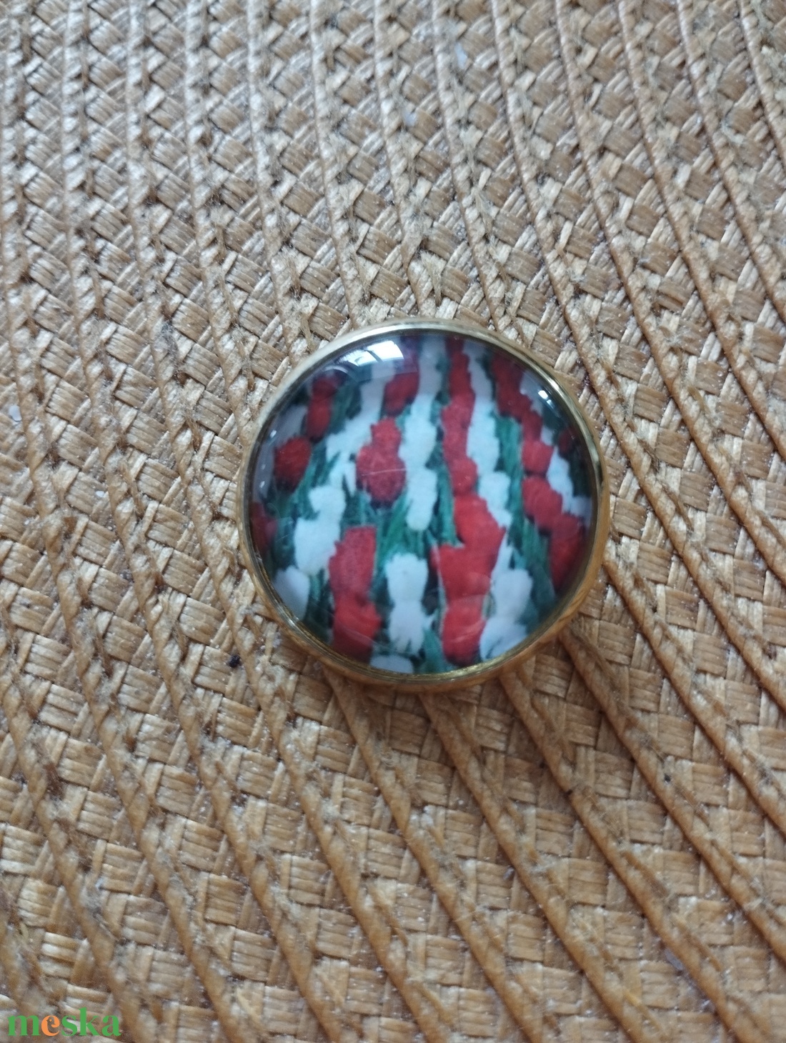Kokárda kitűző  - ékszer - kitűző és bross - kitűző - Meska.hu