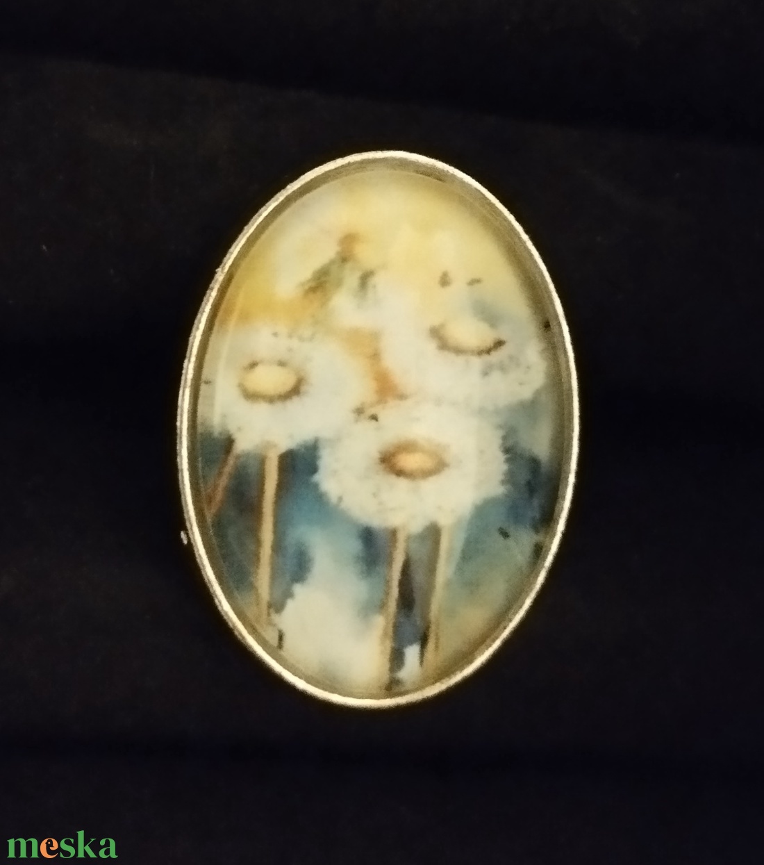 Pitypang gyűrű - ékszer - gyűrű - figurális gyűrű - Meska.hu Pitypang gyűrű - ékszer - gyűrű - figurális gyűrű - Meska.hu