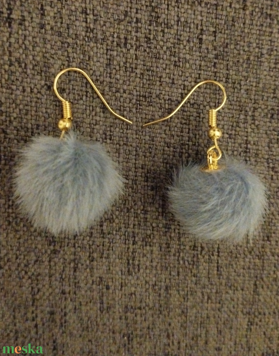 Pompon fülbevaló - ékszer - fülbevaló - lógós kerek fülbevaló - Meska.hu Pompon fülbevaló - ékszer - fülbevaló - lógós kerek fülbevaló - Meska.hu