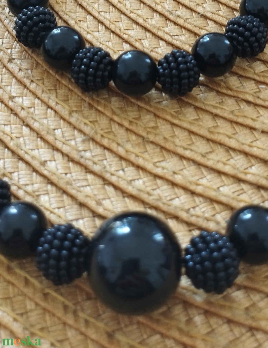 Nyaklánc, karkötő szett  - ékszer - nyaklánc - gyöngyös nyaklánc - Meska.hu