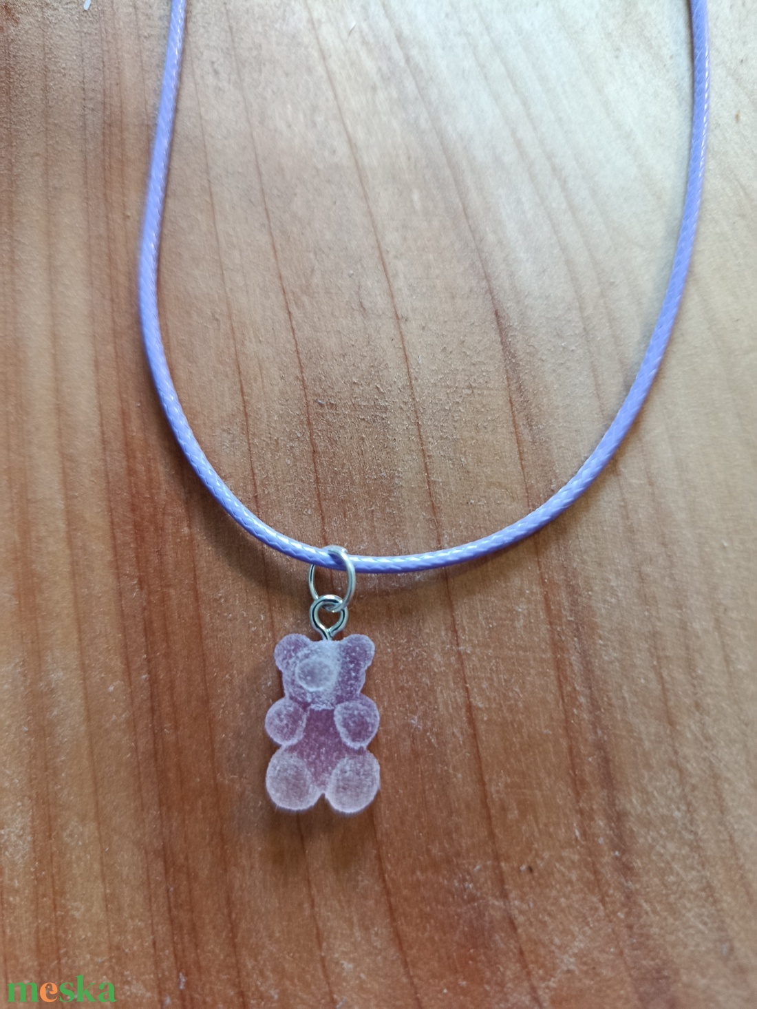 Gumimacis nyaklánc   - ékszer - nyaklánc - medálos nyaklánc - Meska.hu