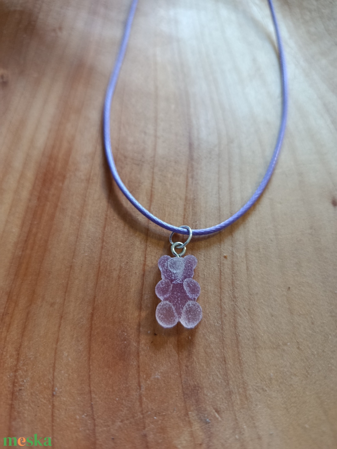 Gumimacis nyaklánc   - ékszer - nyaklánc - medálos nyaklánc - Meska.hu