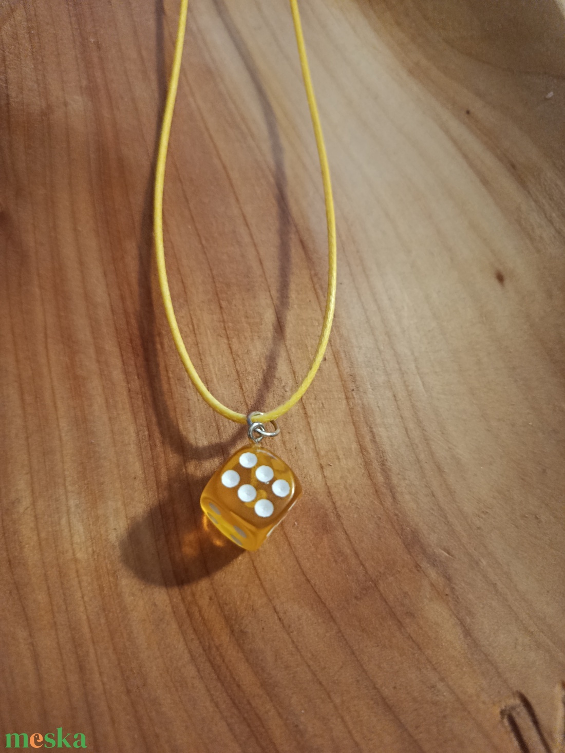 Dobókocka nyaklánc   - ékszer - nyaklánc - medálos nyaklánc - Meska.hu