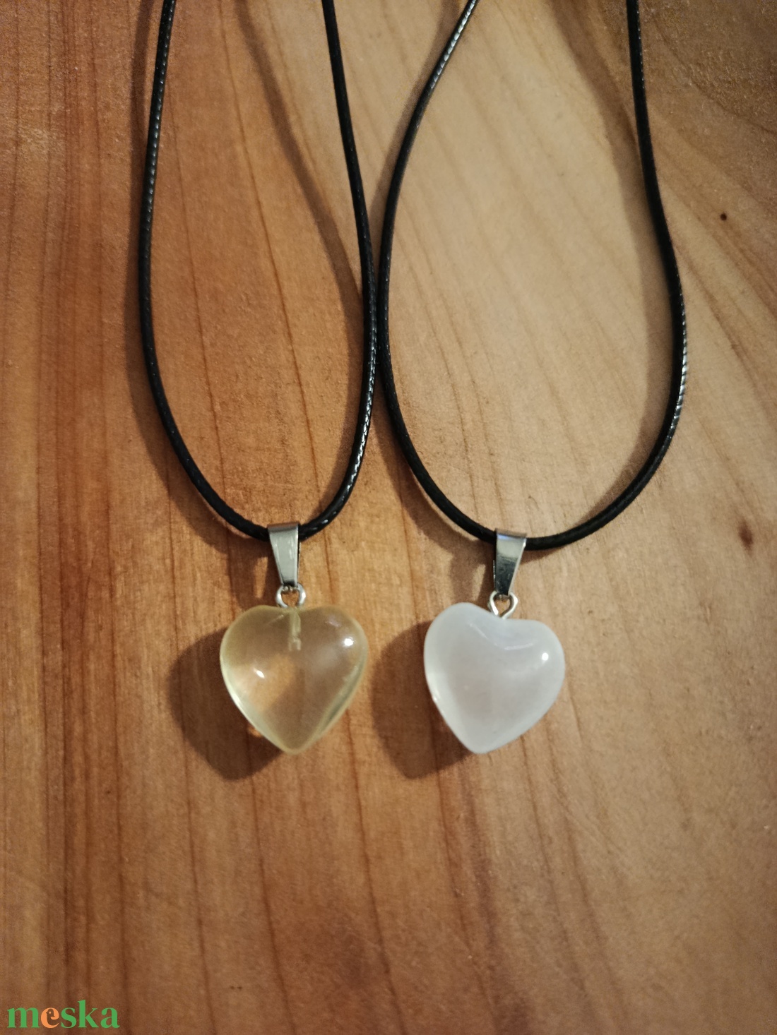 Szívecskés nyaklánc   - ékszer - nyaklánc - medálos nyaklánc - Meska.hu