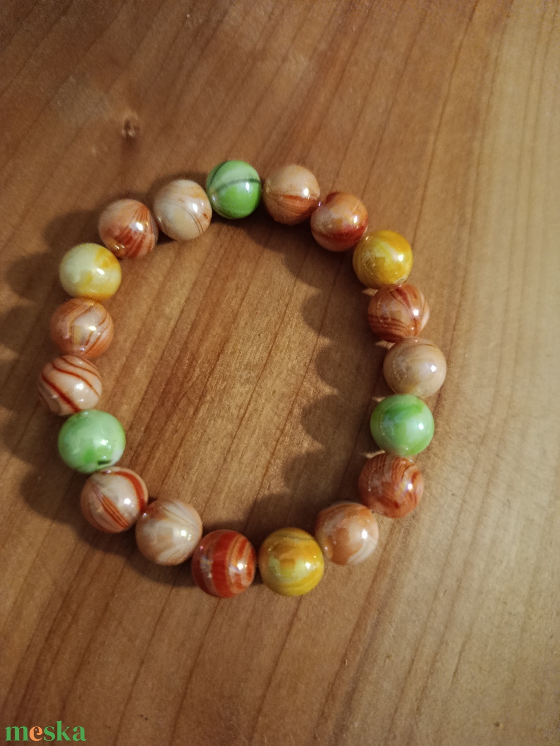 Cukorka színű karkötő gyermekeknek  - ékszer - karkötő - gyöngyös karkötő - Meska.hu