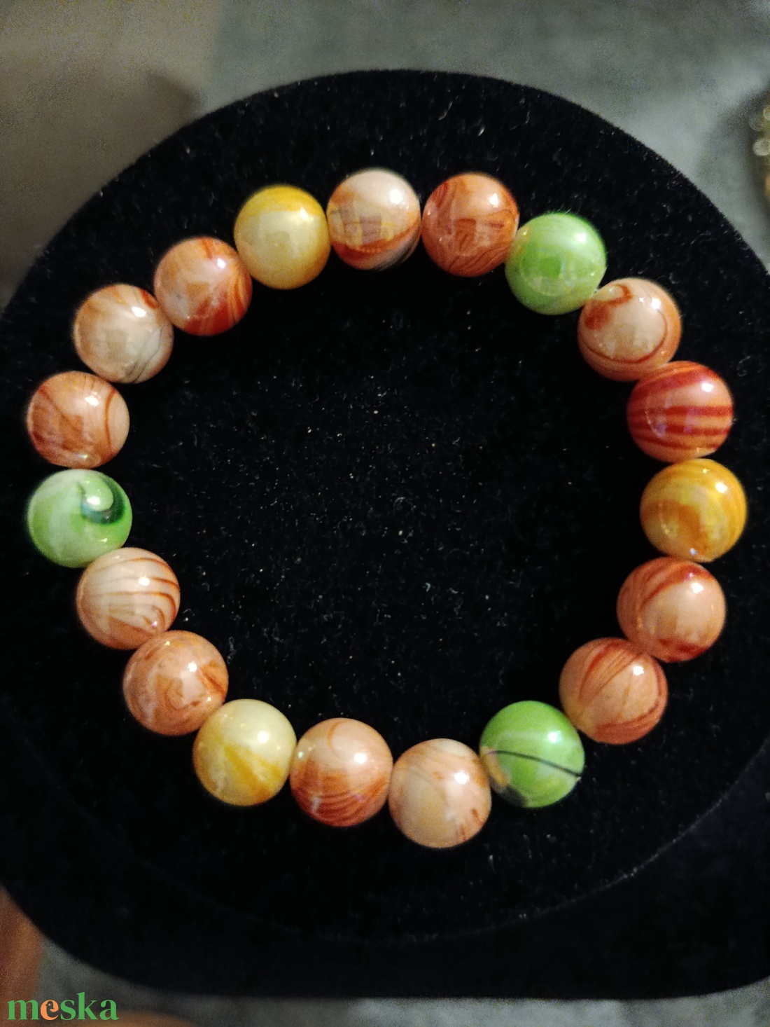 Cukorka színű karkötő gyermekeknek  - ékszer - karkötő - gyöngyös karkötő - Meska.hu