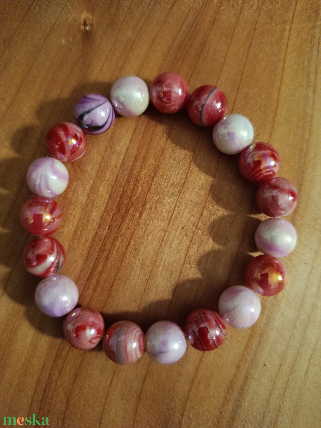 Cukorka színű karkötő gyermekeknek  - ékszer - karkötő - gyöngyös karkötő - Meska.hu