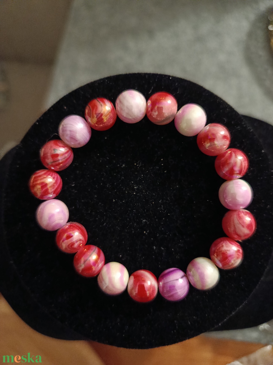 Cukorka színű karkötő gyermekeknek  - ékszer - karkötő - gyöngyös karkötő - Meska.hu