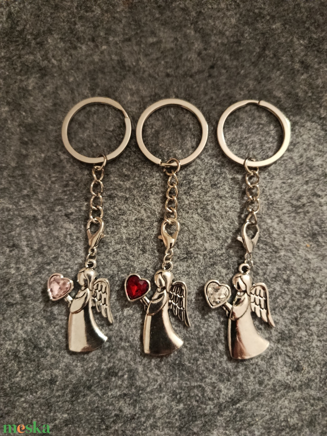 kulcstartó angyallal  - táska & tok - kulcstartó & táskadísz - kulcstartó - Meska.hu