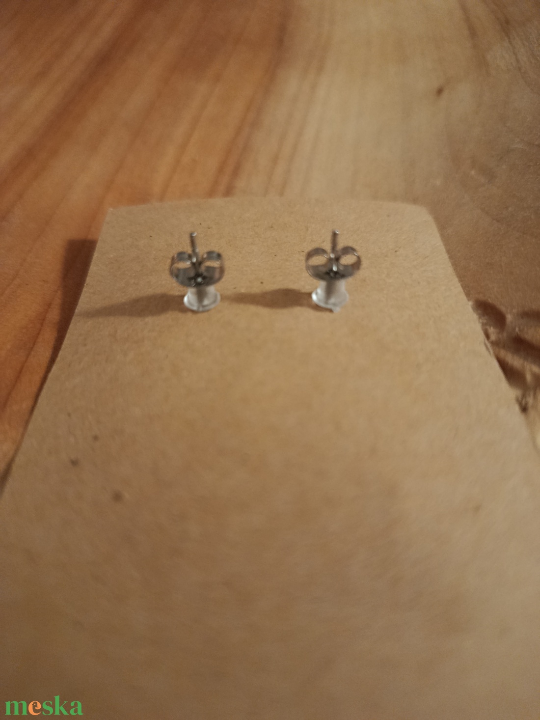 Kávé témájú orvosi acél fülbevaló  - ékszer - fülbevaló - lógó fülbevaló - Meska.hu