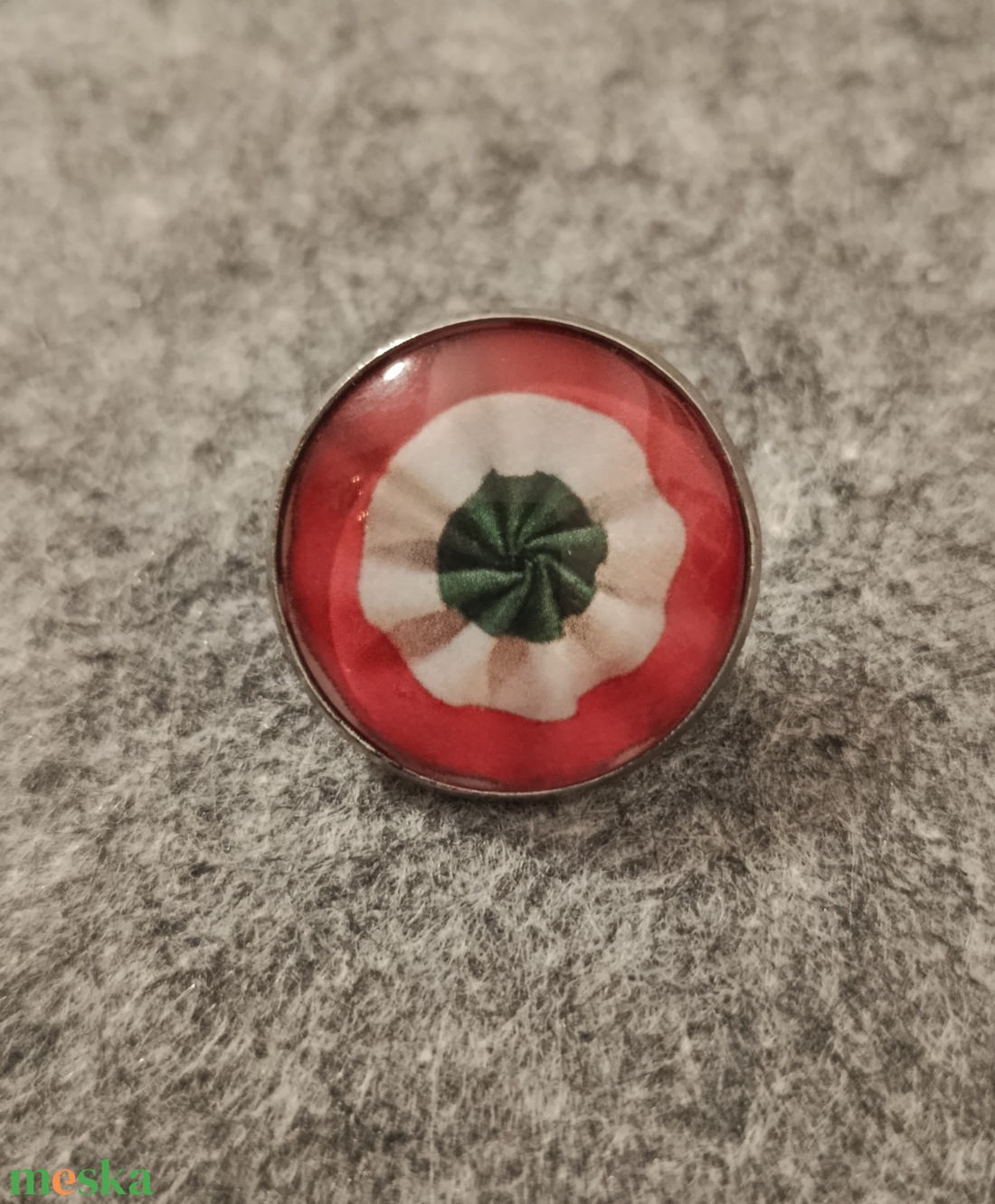 Kokárda kitűző  - ékszer - kitűző és bross - Meska.hu