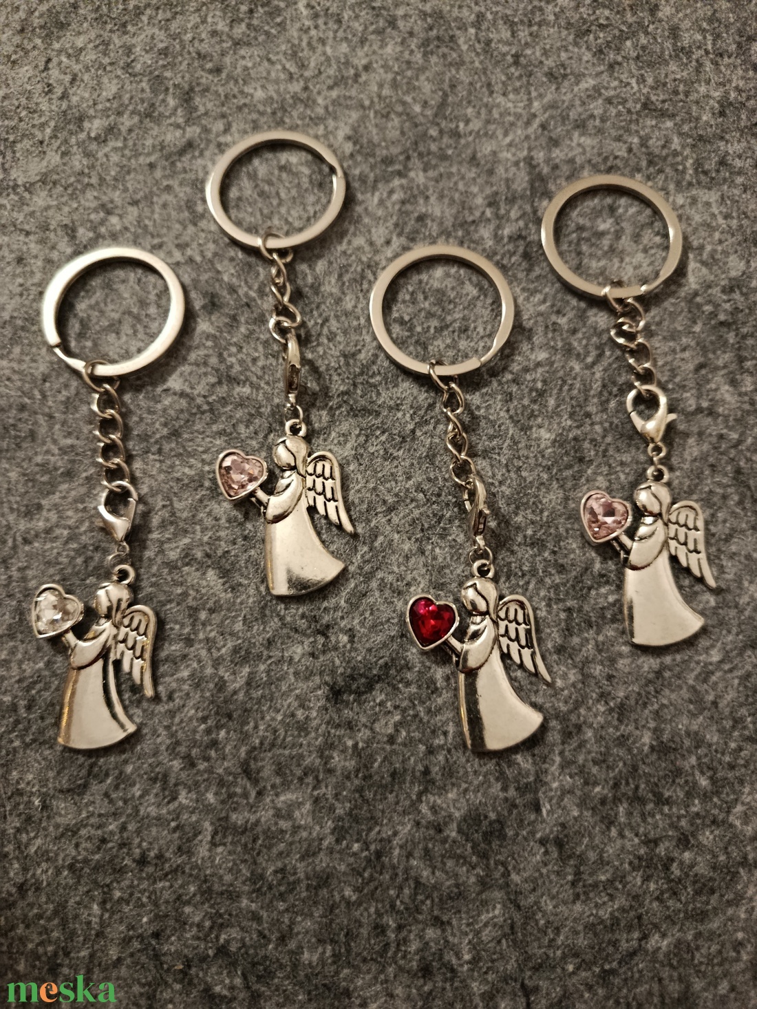 Kulcstartó angyallal  - táska & tok - kulcstartó & táskadísz - kulcstartó - Meska.hu