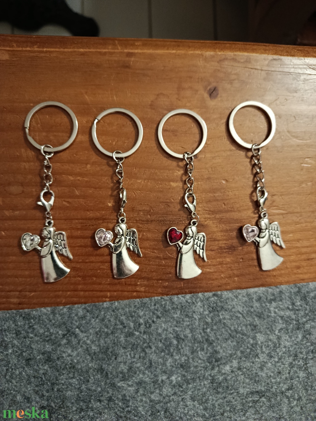 Kulcstartó angyallal  - táska & tok - kulcstartó & táskadísz - kulcstartó - Meska.hu