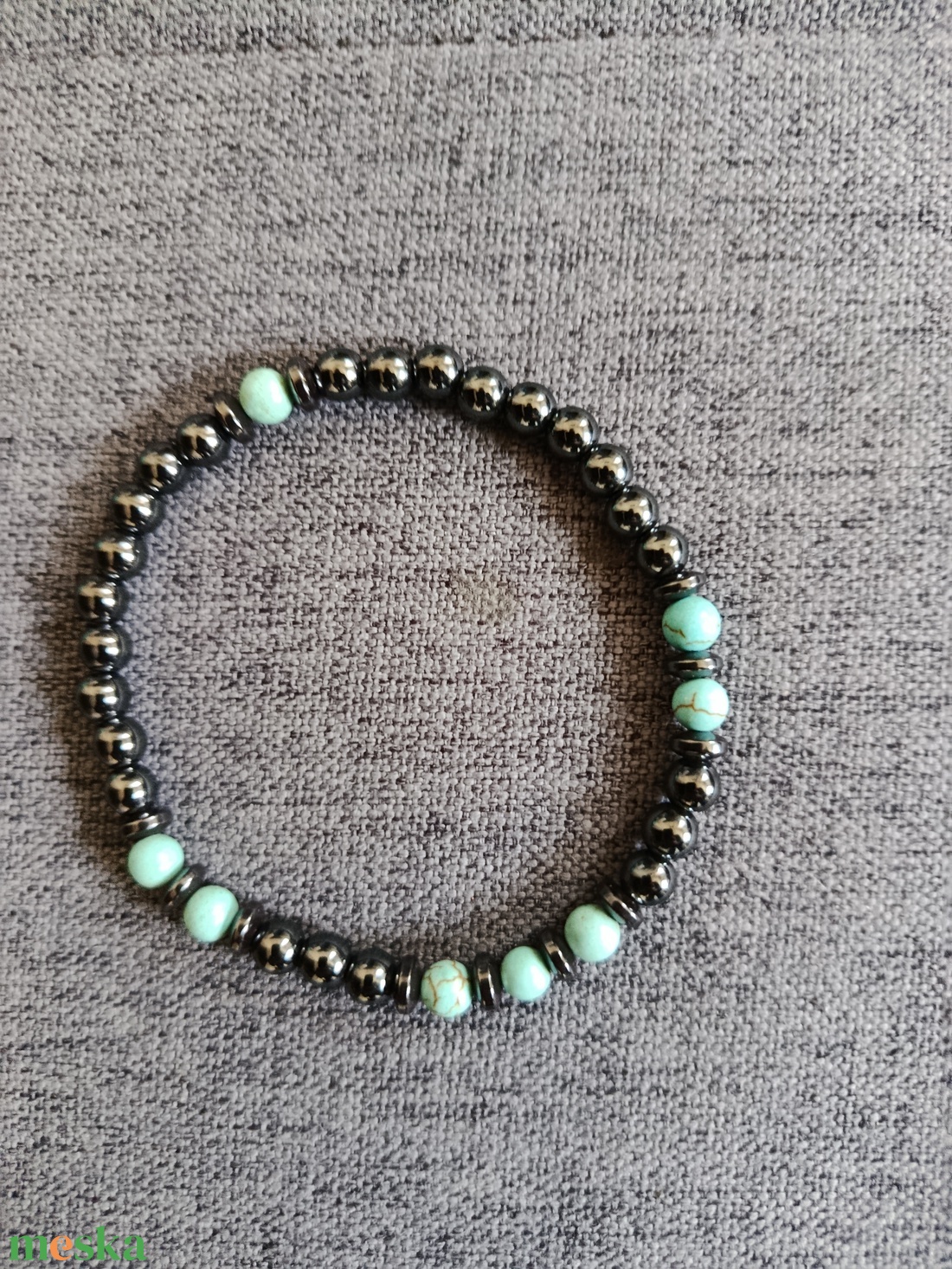  Férfi karkötő - ékszer - karkötő - gyöngyös karkötő - Meska.hu