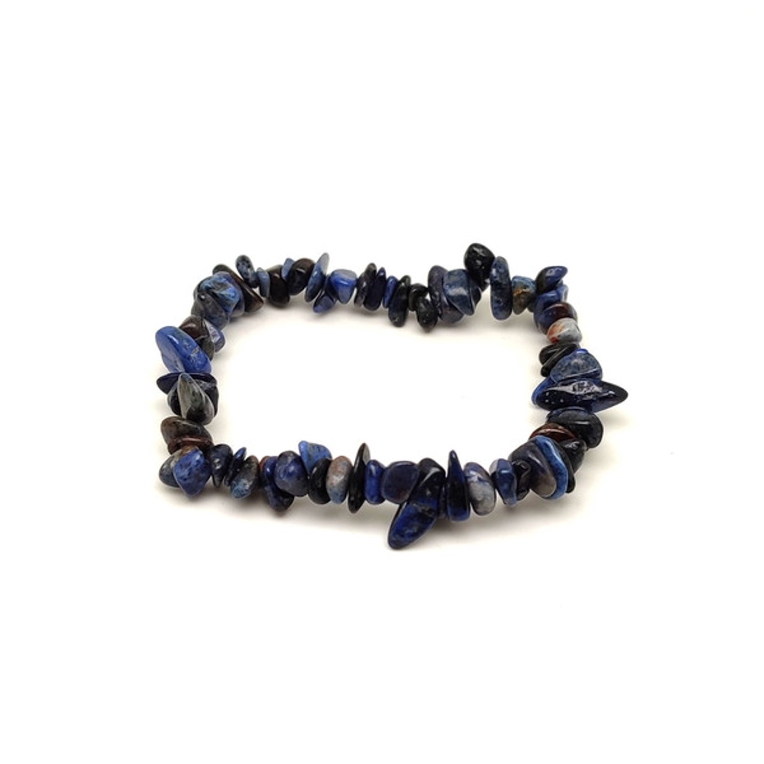 Dumortierit Splitter Karkötő - ékszer - karkötő - ásványkarkötő - Meska.hu