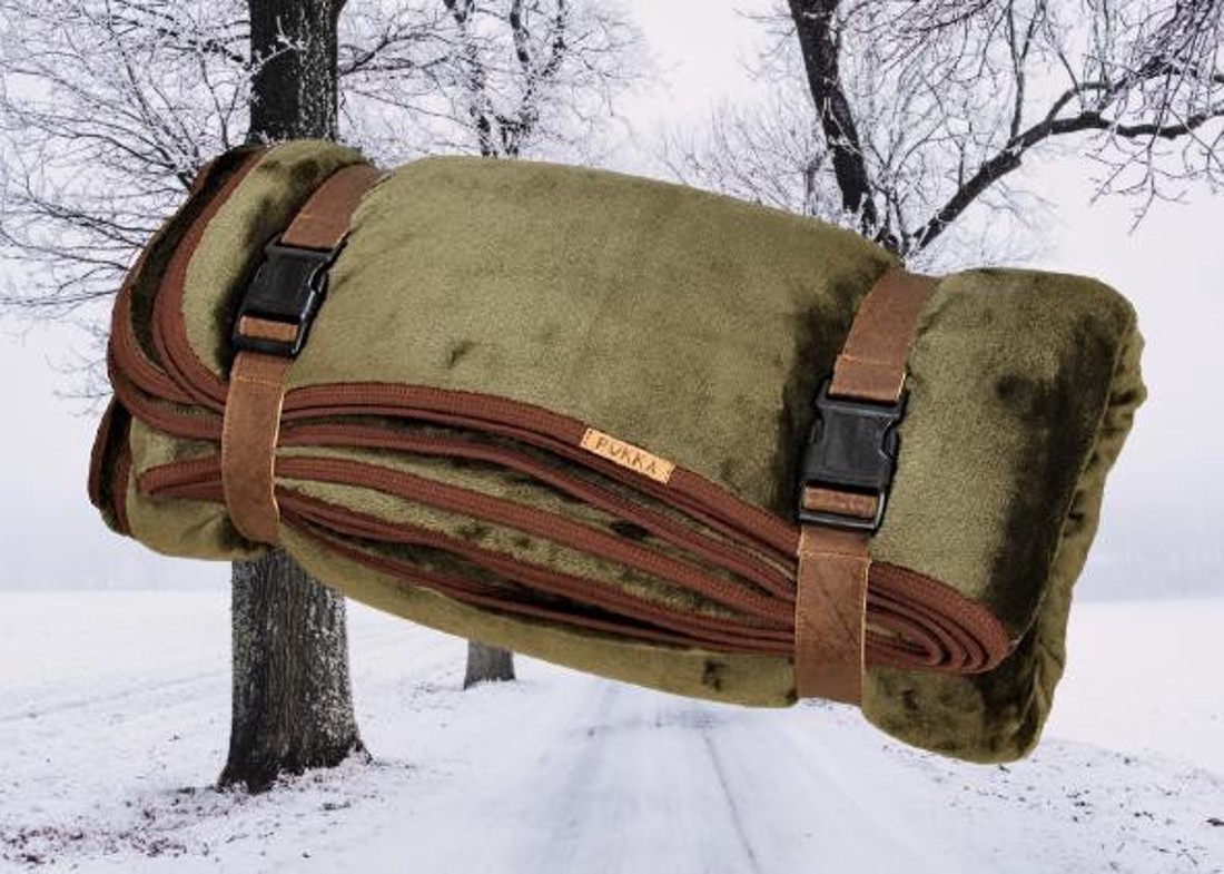 Horgász vadász egy rétegű Flanel Fleece takaró hordozóval - otthon & életmód - lakástextil - felnőtt takaró, pléd - Meska.hu