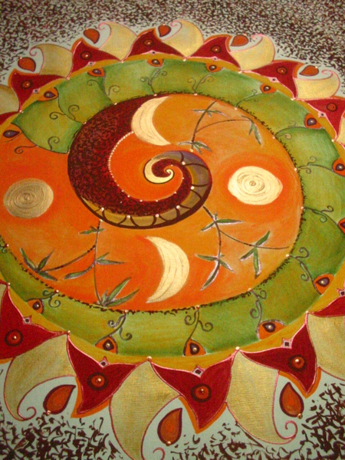 A béke mandalája (50X70) -  - Meska.hu