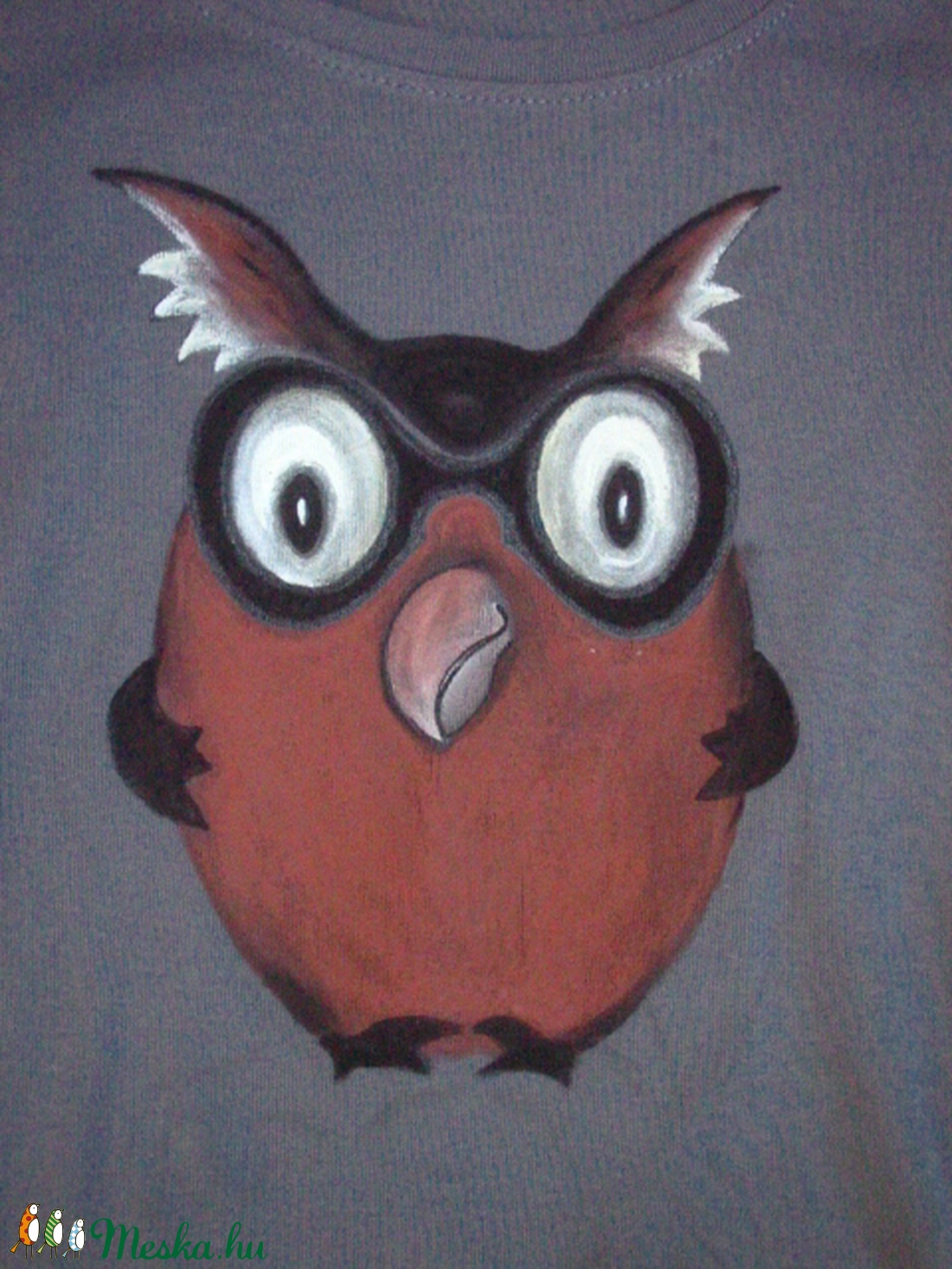 Látáscsökkent  bagoly -  - Meska.hu
