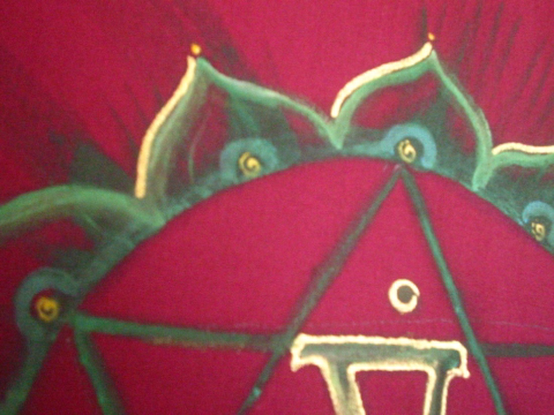 Szeretet csakra meditációs párna -  - Meska.hu