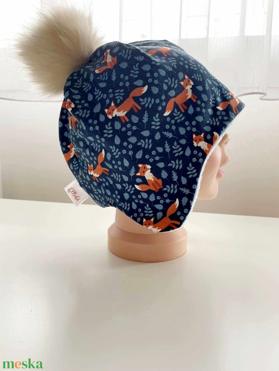 Rókás pomponos téli sapka (50-52 cm) - ruha & divat - babaruha & gyerekruha - babasapka - Meska.hu Rókás pomponos téli sapka (50-52 cm) - ruha & divat - babaruha & gyerekruha - babasapka - Meska.hu