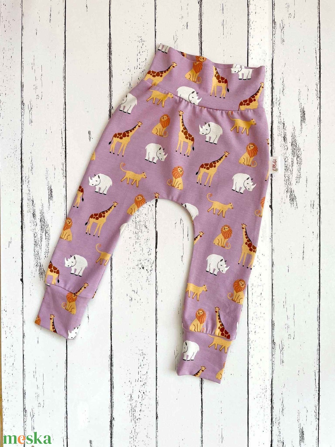 Szafari állatos leggings (86) - ruha & divat - babaruha & gyerekruha - nadrág - Meska.hu