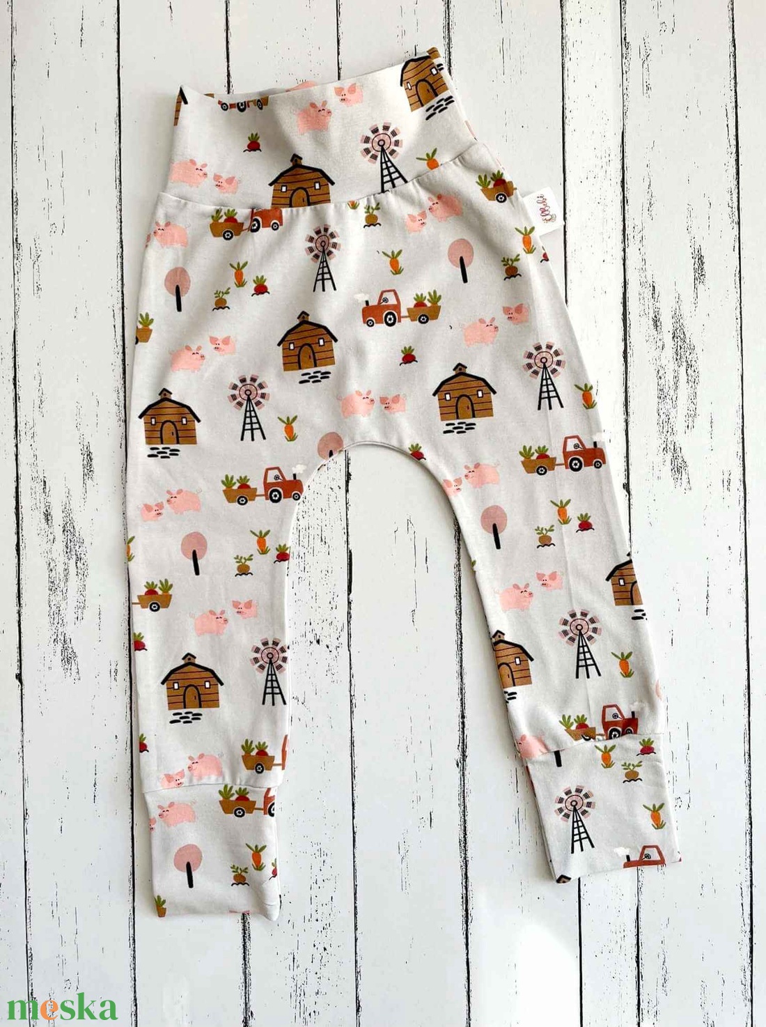 Farmos pamutjersey nadrág/ leggings (74) - ruha & divat - babaruha & gyerekruha - nadrág - Meska.hu