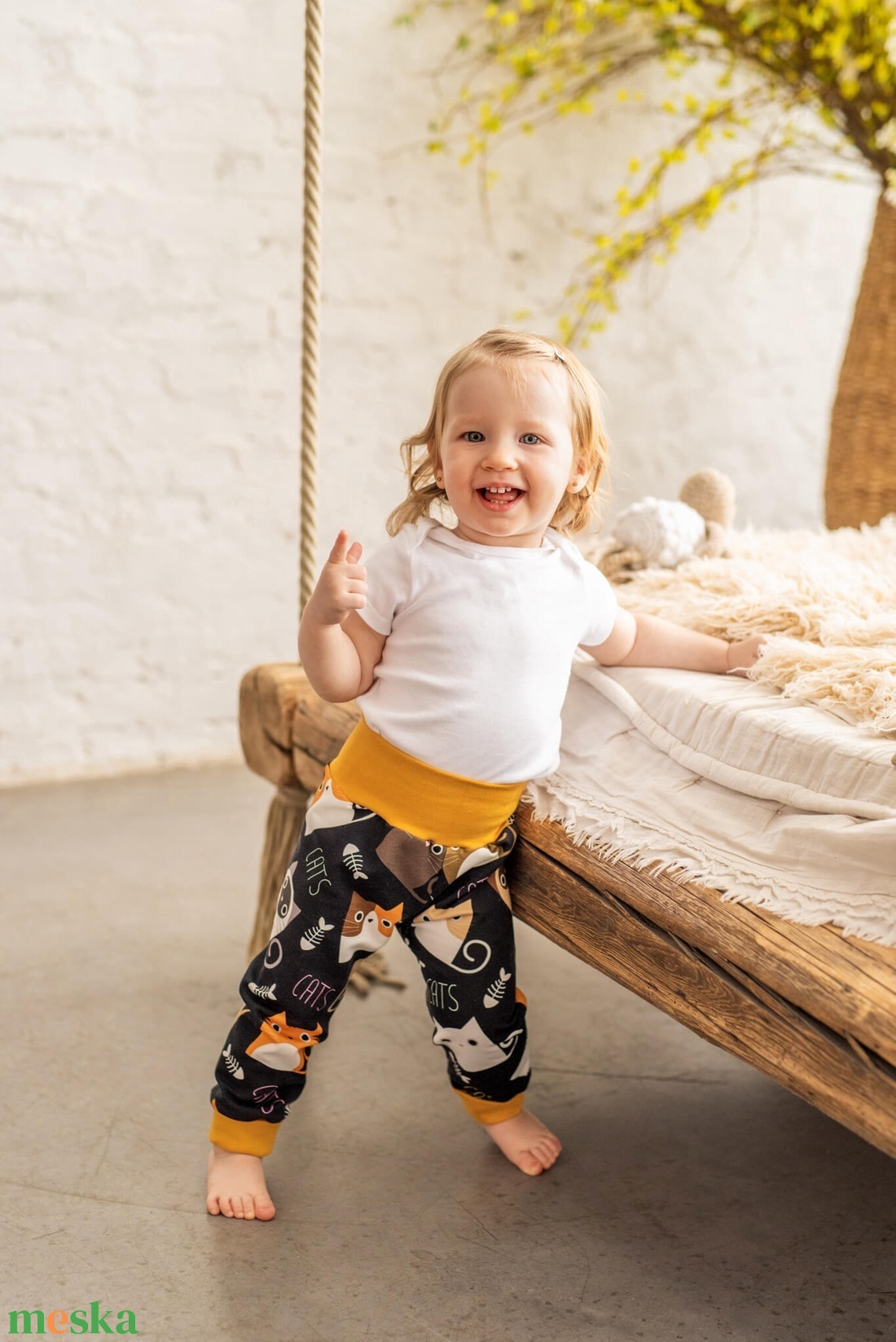 Jegesmacis melegítő (86) - ruha & divat - gyerekruha - nadrág - Meska.hu