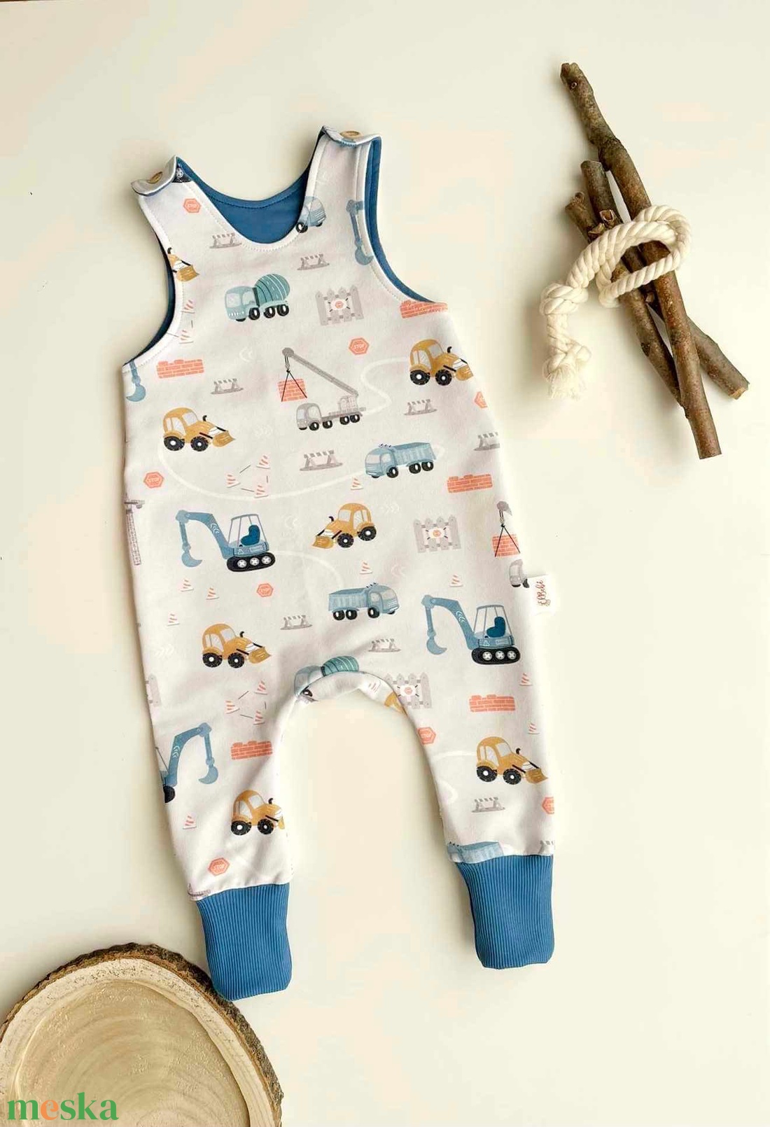 Markolós-darusautós kantáros nadrág (80) - ruha & divat - babaruha & gyerekruha - nadrág - Meska.hu