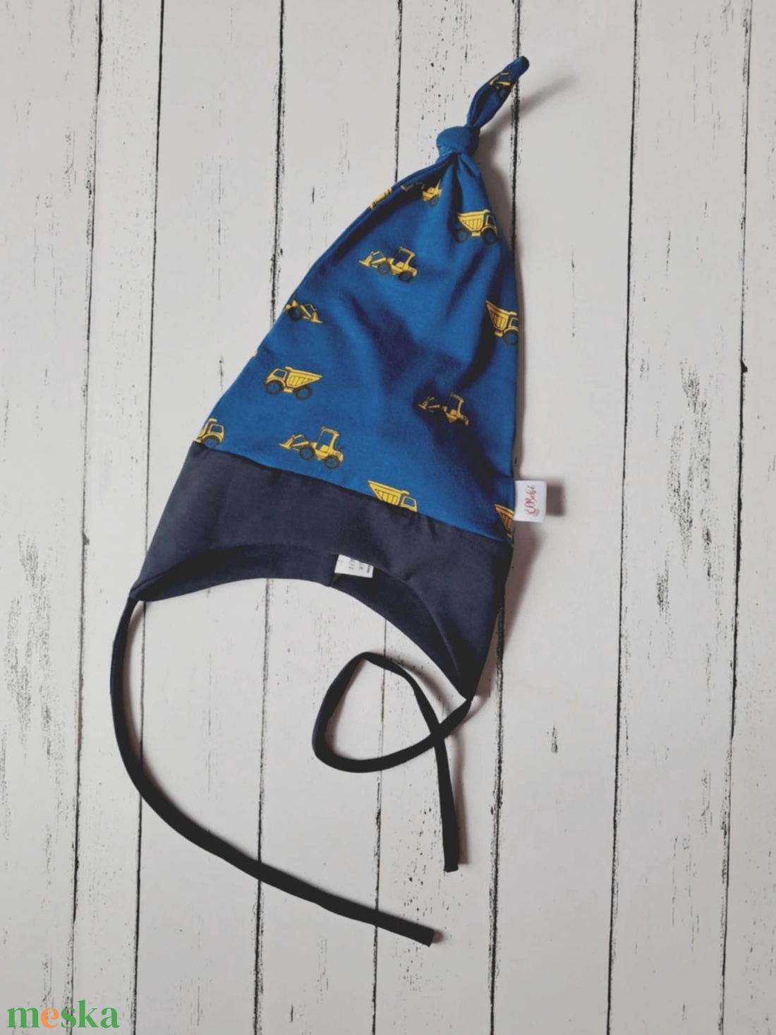 Markolós fülvédős sapka (48-49 cm) - ruha & divat - gyerekruha - Meska.hu