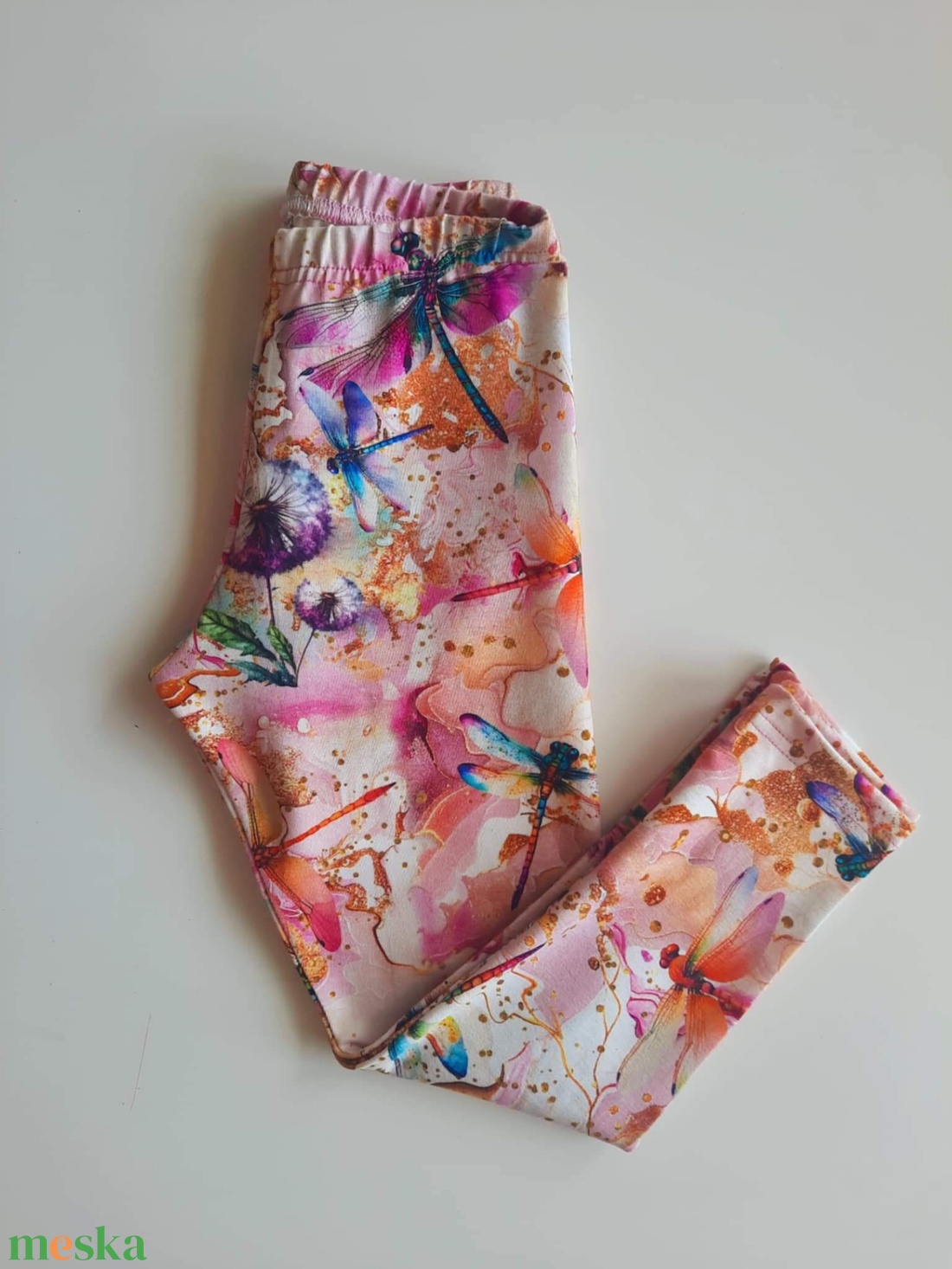 Szitakötős leggings (110) - ruha & divat - babaruha & gyerekruha - nadrág - Meska.hu