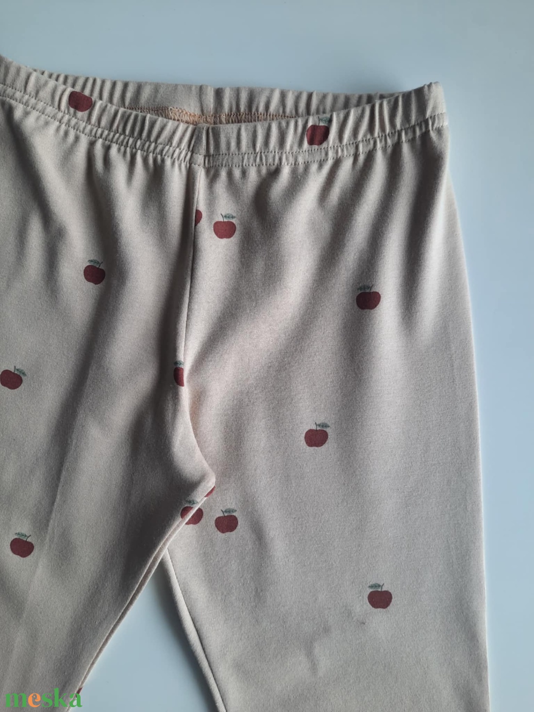 Almás bézs színű leggings (104) - ruha & divat - babaruha & gyerekruha - nadrág - Meska.hu