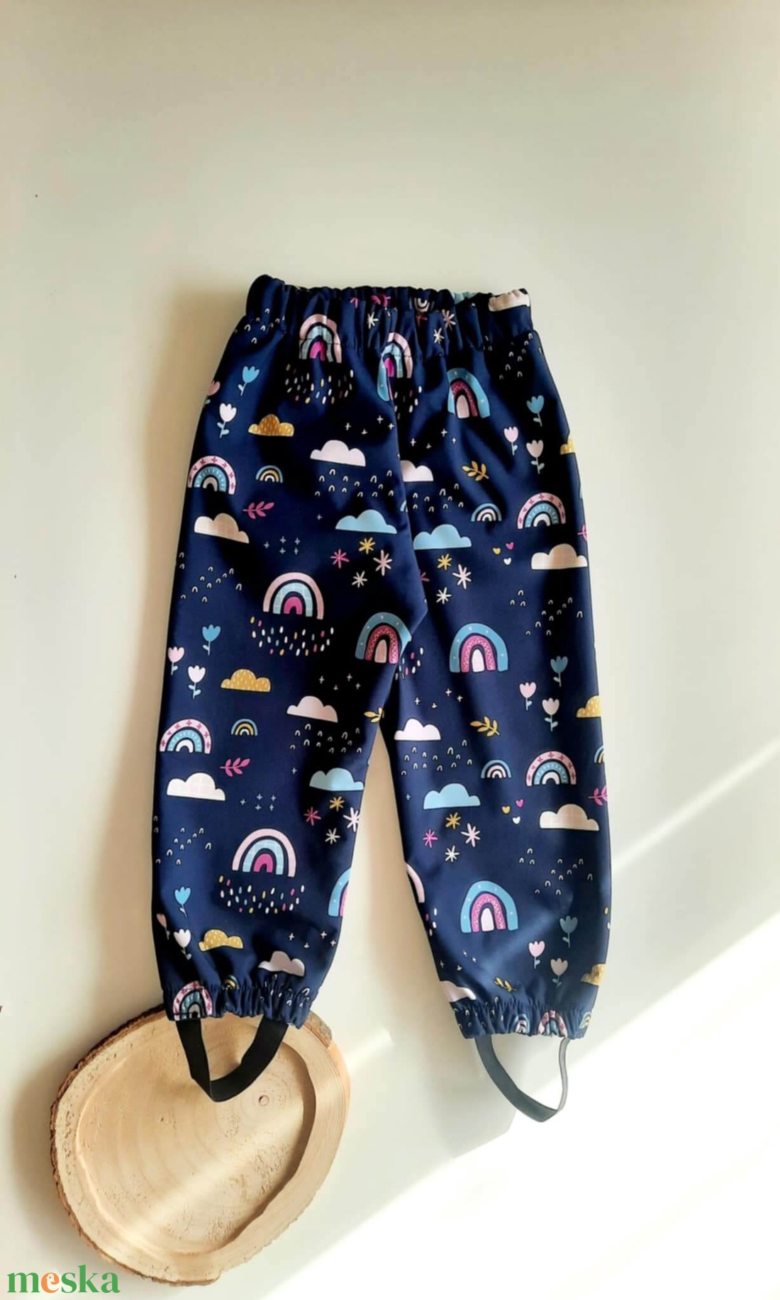 Szivárványos softshell nadrág� (98/104) - ruha & divat - babaruha & gyerekruha - nadrág - Meska.hu