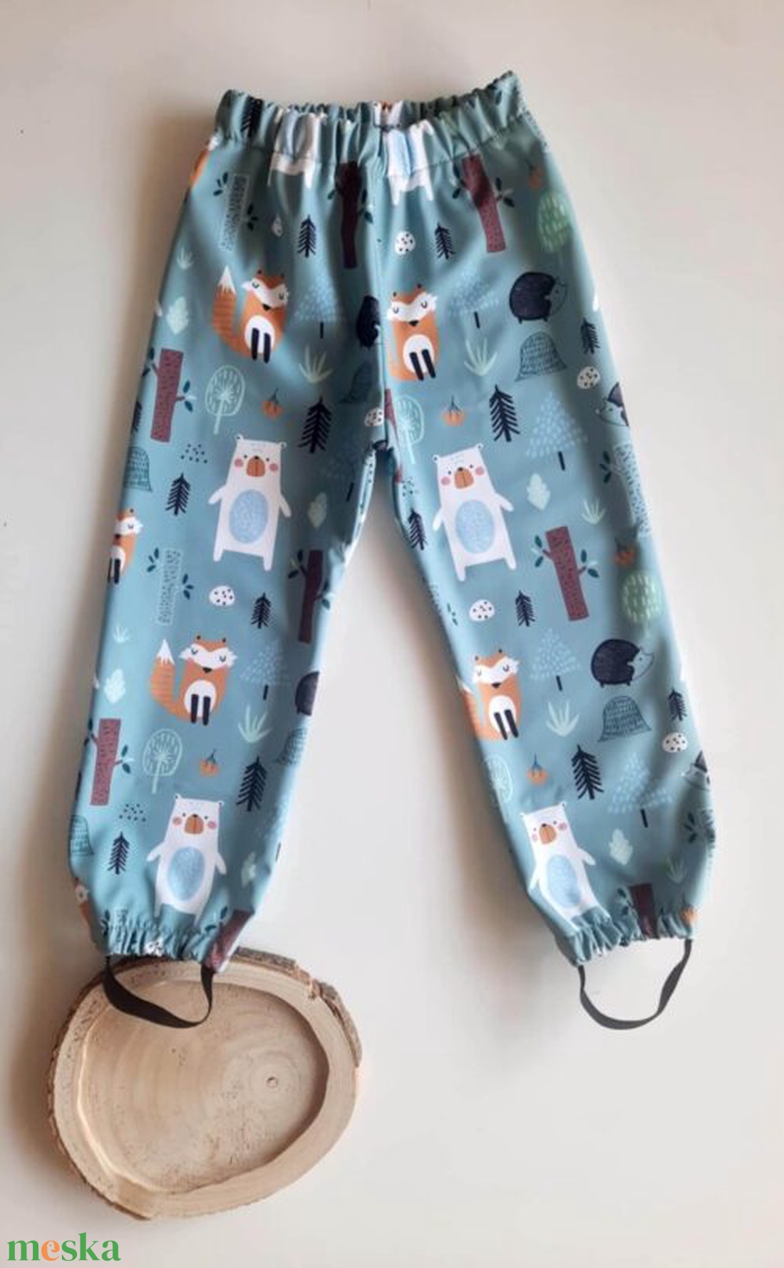 Erdei állatos softshell nadrág  (86/92) - ruha & divat - babaruha & gyerekruha - nadrág - Meska.hu