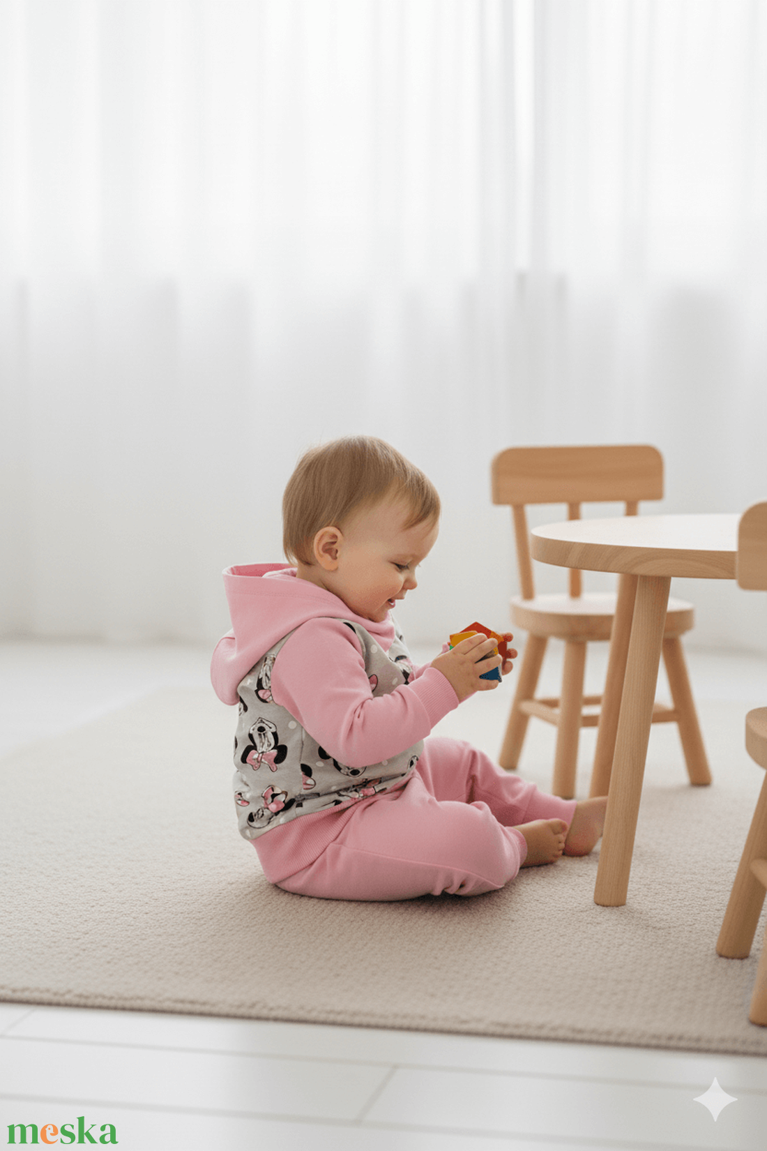 Minnie egeres nadrág-pulóver szett 80-as  - ruha & divat - gyerekruha - pulóver - Meska.hu