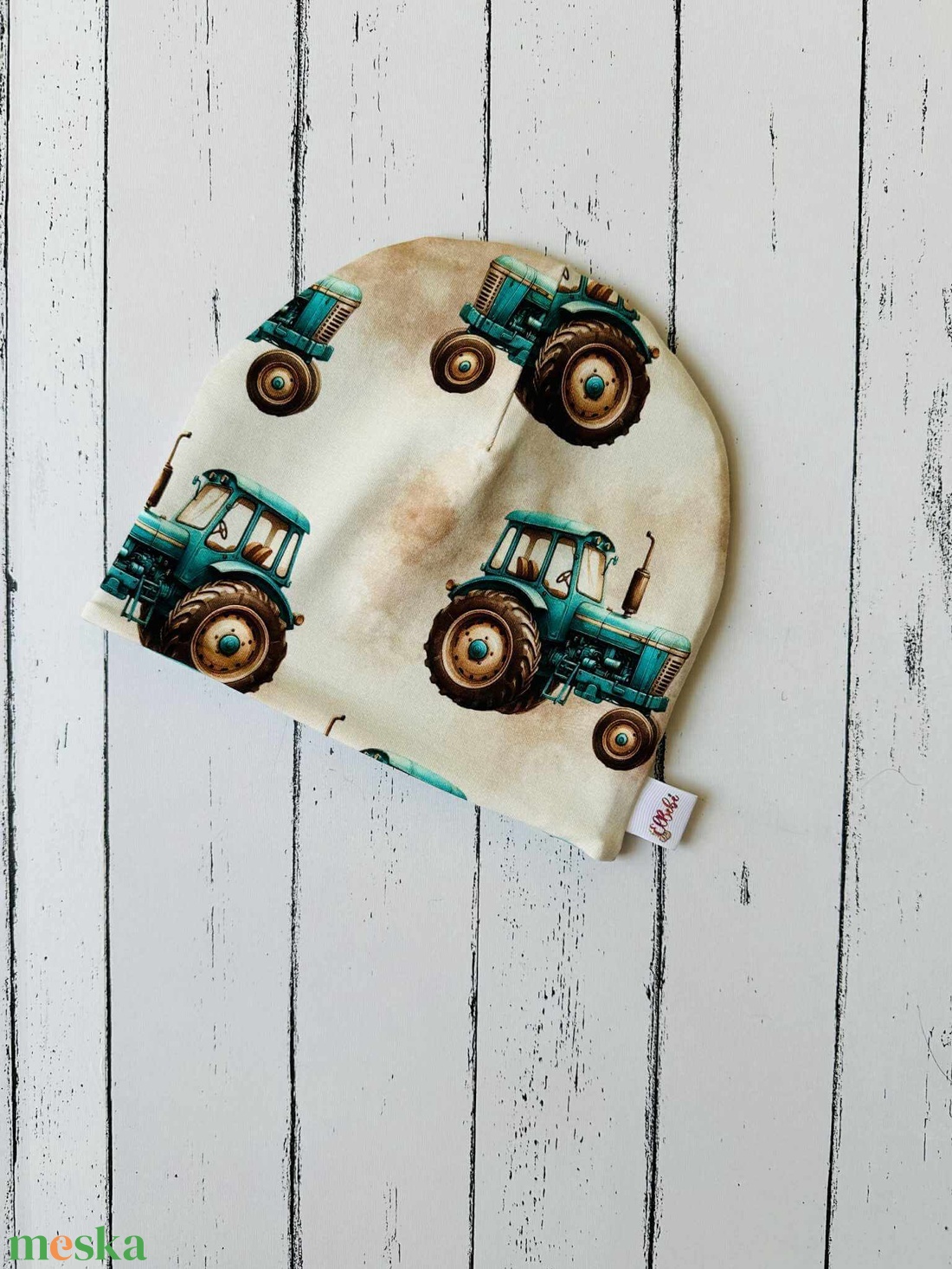 Traktoros sapka (50-52 cm) - baba - mama - babaruházat - babasapka - Meska.hu