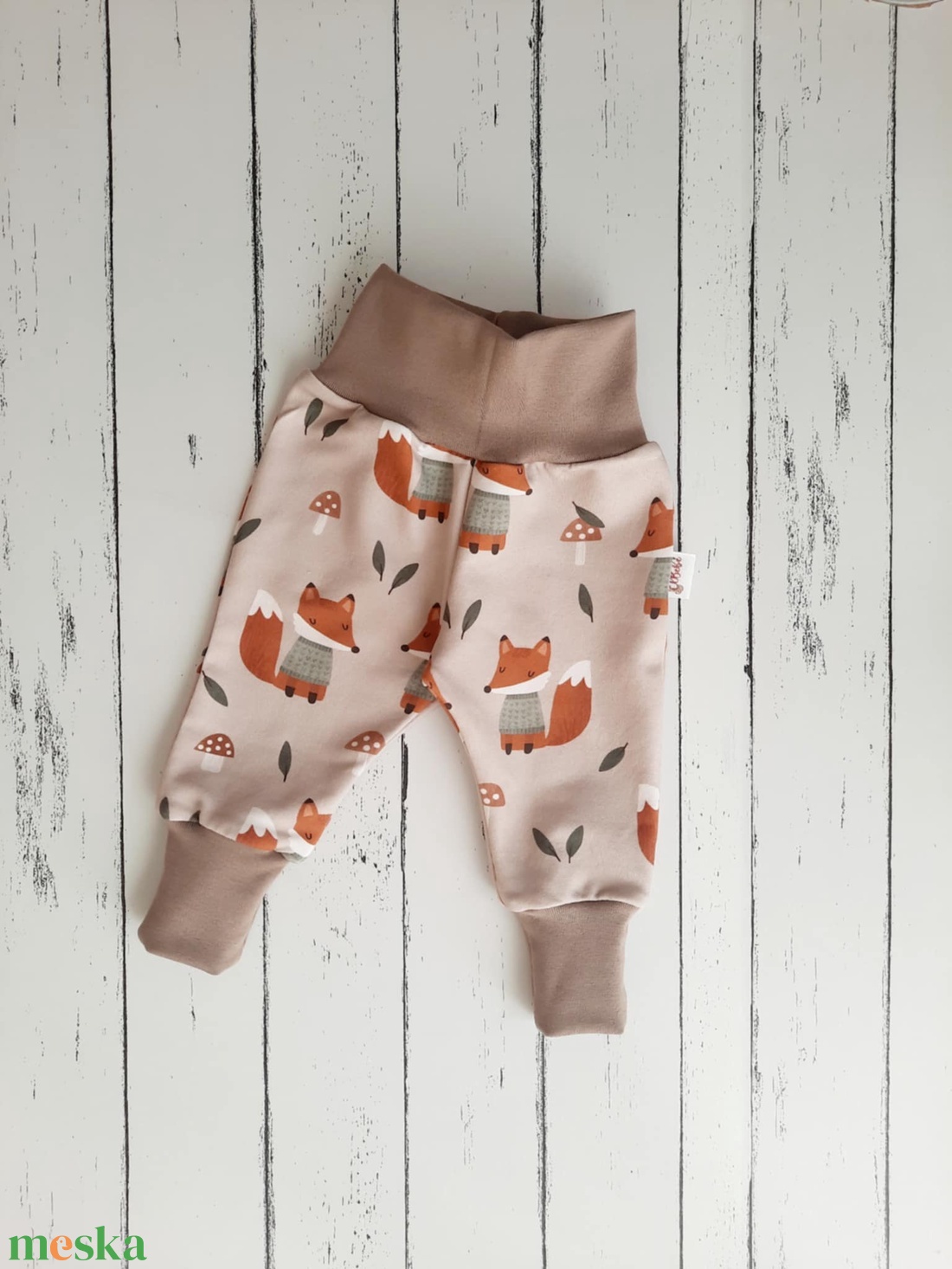 Rókás melegítőnadrág - ruha & divat - gyerekruha - nadrág - Meska.hu