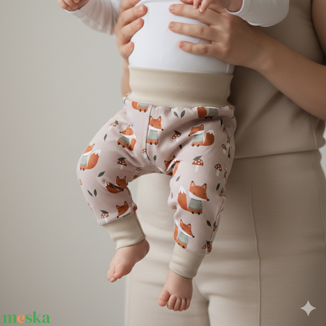 Rókás melegítőnadrág - ruha & divat - gyerekruha - nadrág - Meska.hu