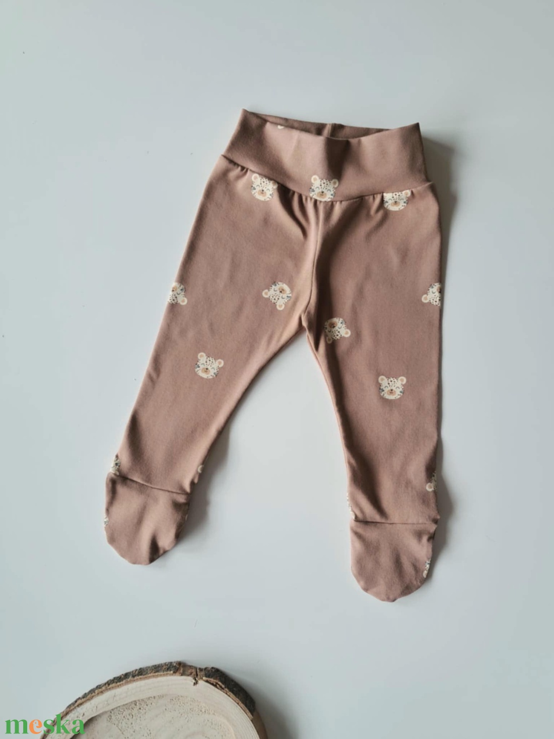 Leopárdos talpas nadrág 68-as - ruha & divat - gyerekruha - nadrág - Meska.hu