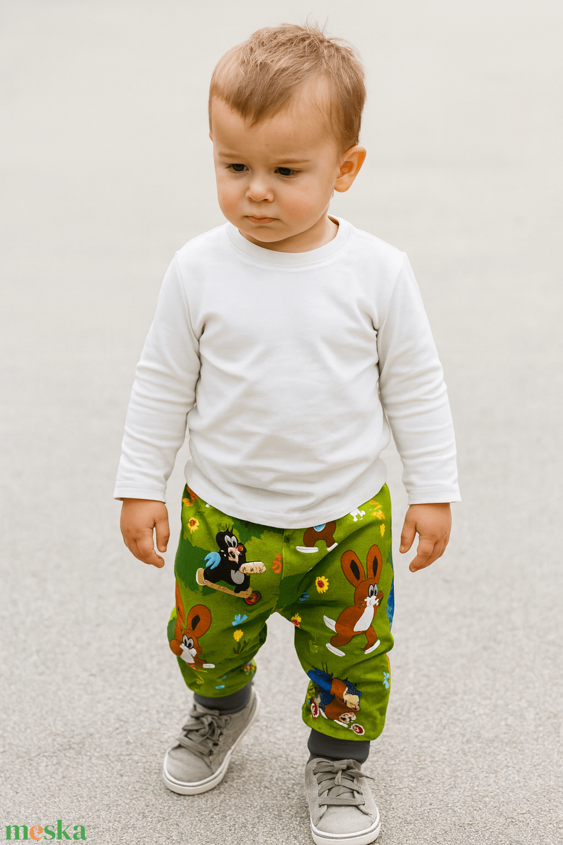 Kisvakond és barátai melegítő (86) - baba - mama - babaruházat - baba nadrág - Meska.hu