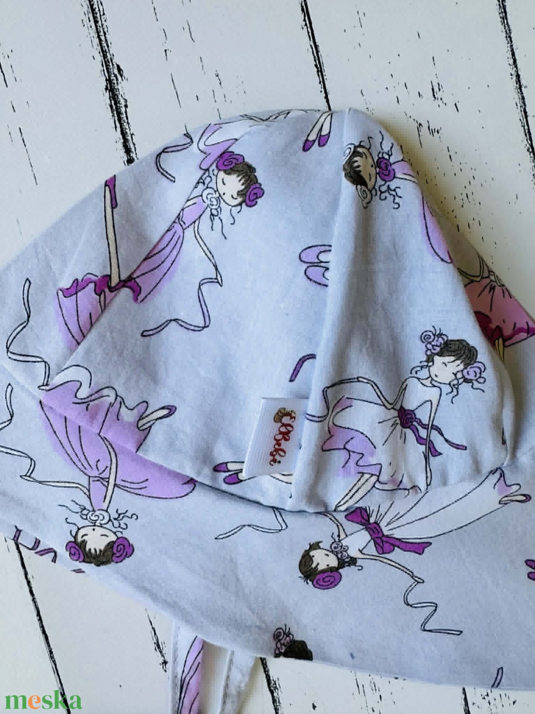 Balerinás napkalap (48-49 cm) - baba - mama - babaruházat - babasapka - Meska.hu