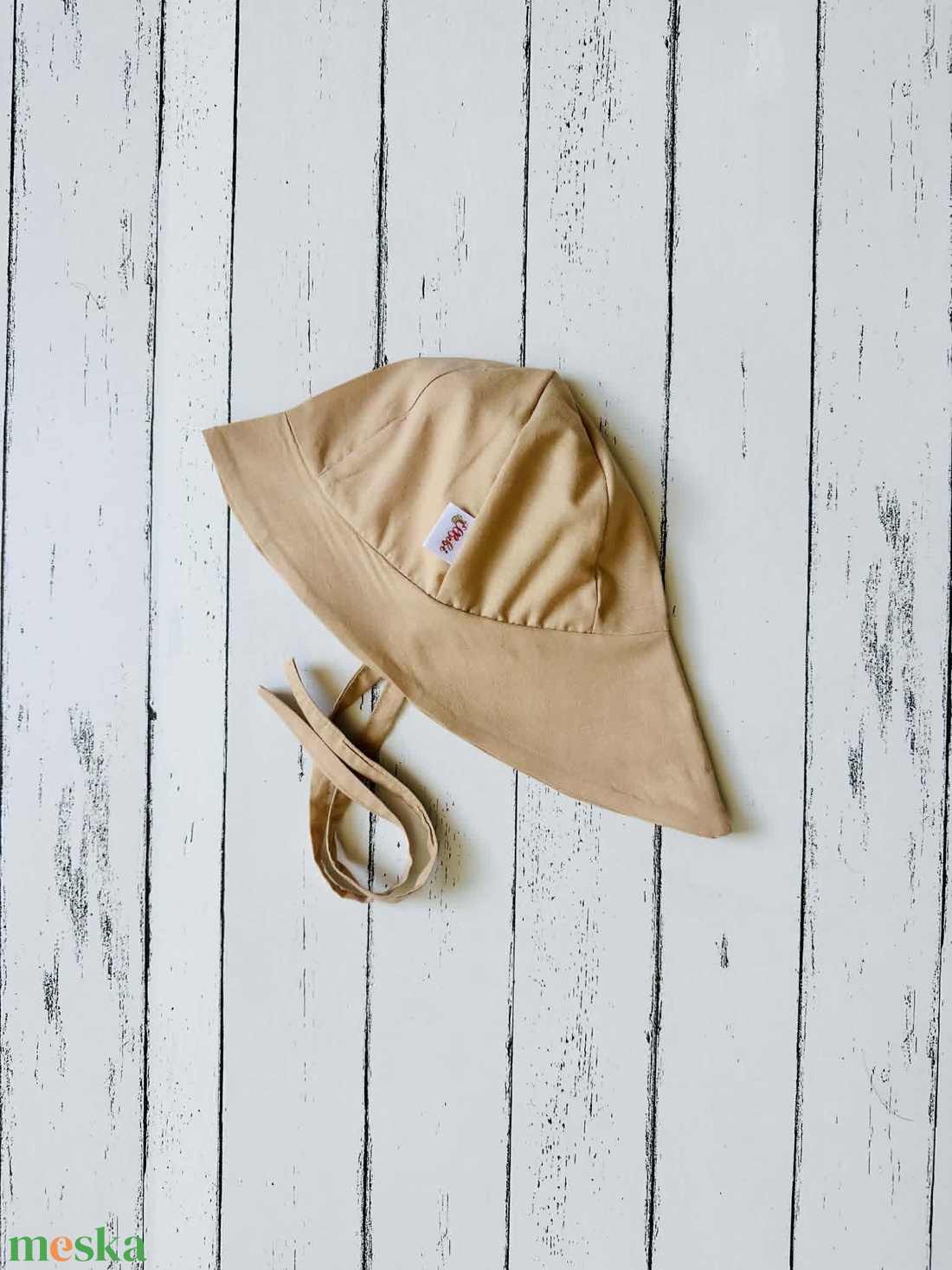 Barna napkalap (46-47 cm) - baba - mama - babaruházat - babasapka - Meska.hu