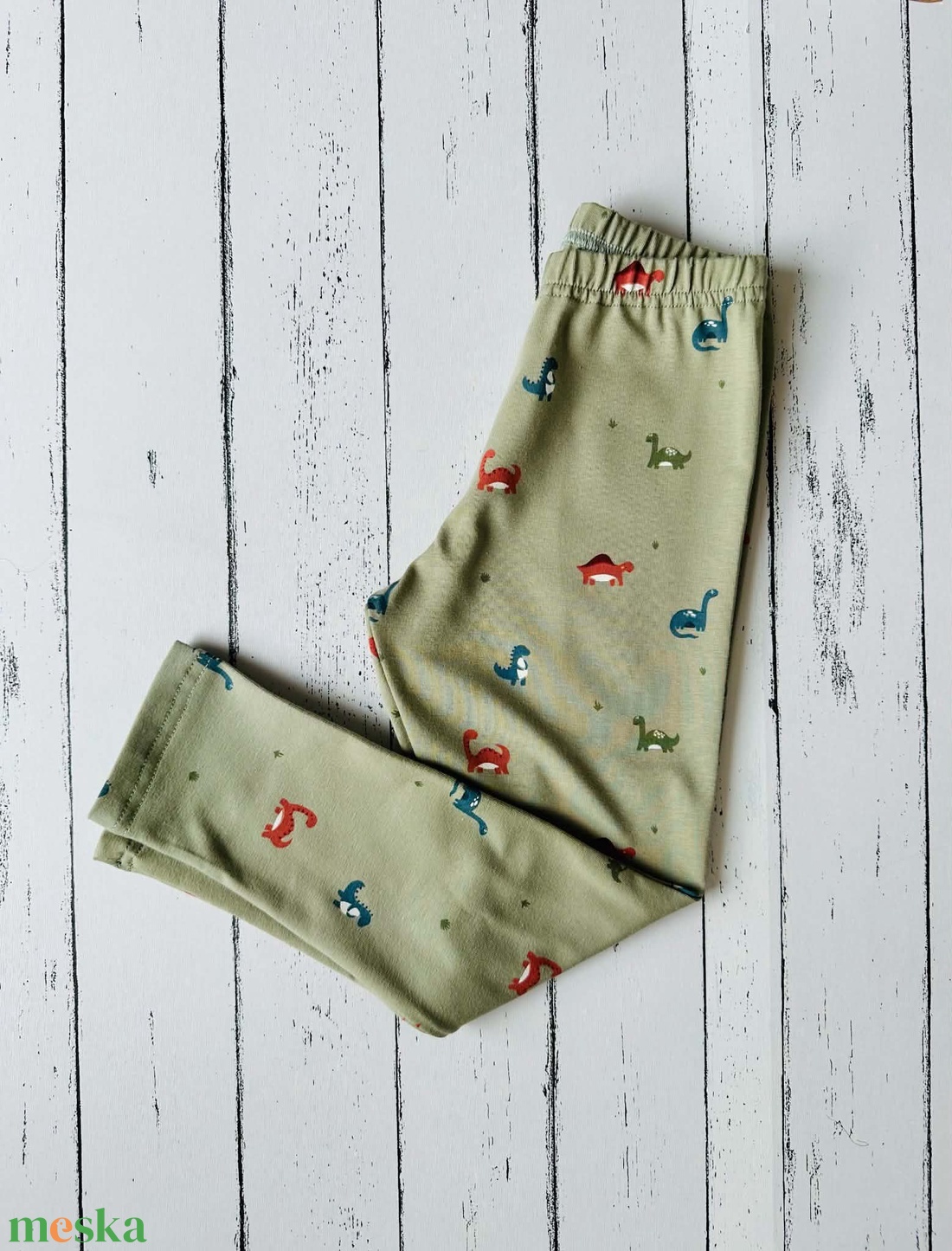 Dínós leggings (104) - ruha & divat - gyerekruha - nadrág - Meska.hu