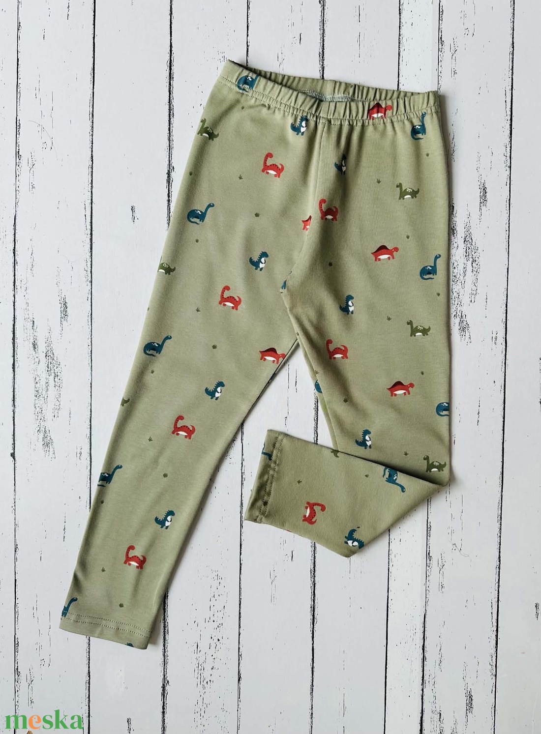 Dínós leggings (104) - ruha & divat - gyerekruha - nadrág - Meska.hu