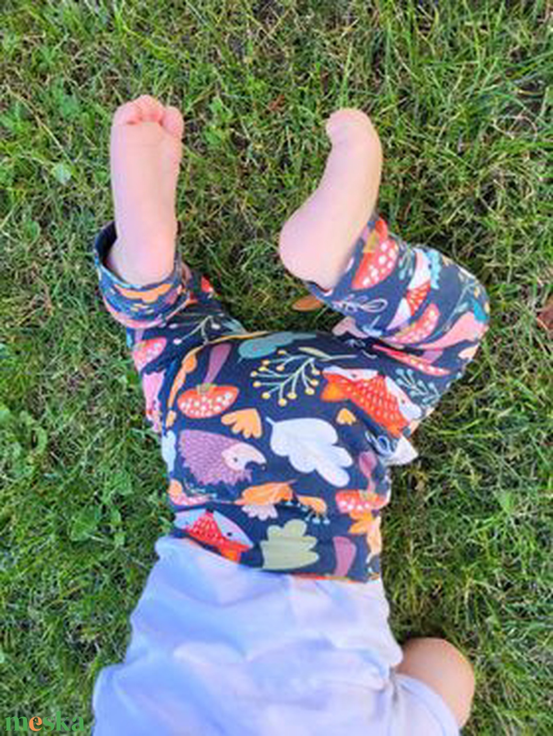 Markolós négyzetrácsos leggings (68) - baba - mama - babaruházat - baba nadrág - Meska.hu