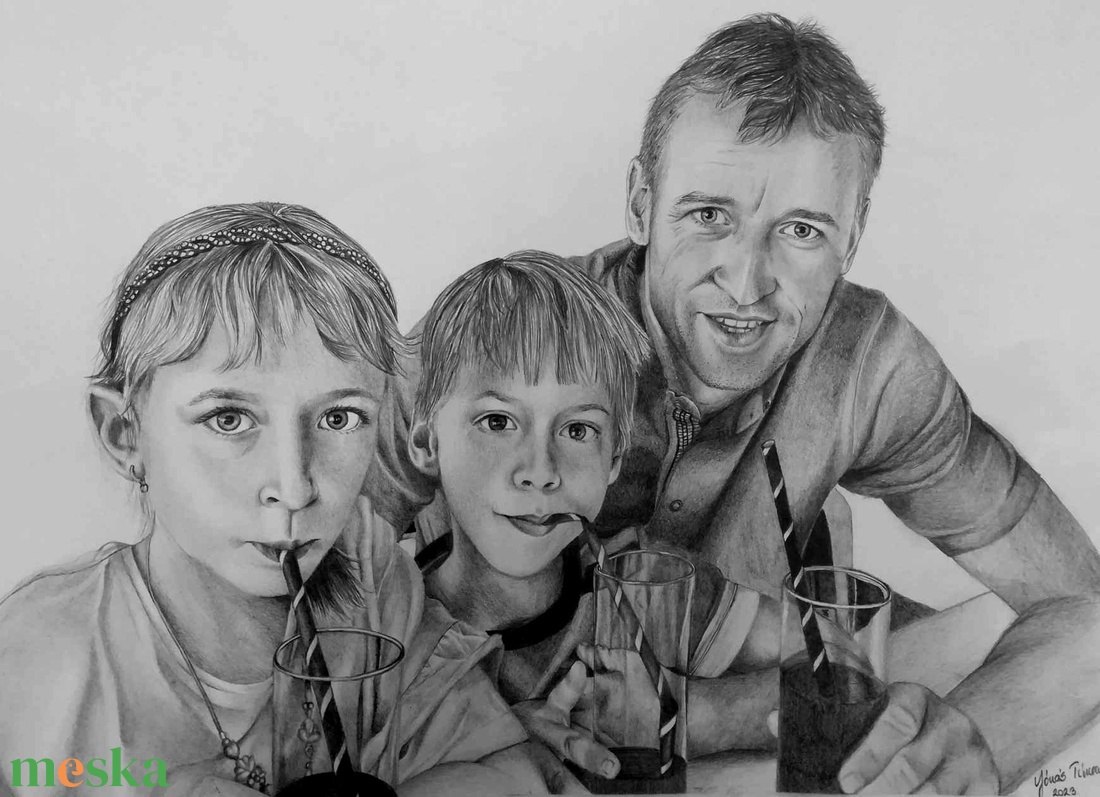 Csoportos Rajz, Portré, Portrérajz, kézzel rajzolt kép - művészet - portré & karikatúra - portré - Meska.hu Csoportos Rajz, Portré, Portrérajz, kézzel rajzolt kép - művészet - portré & karikatúra - portré - Meska.hu