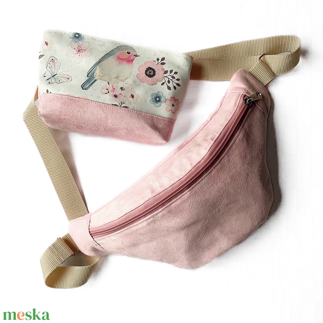 Púder övtáska - táska & tok - övtáska - Meska.hu