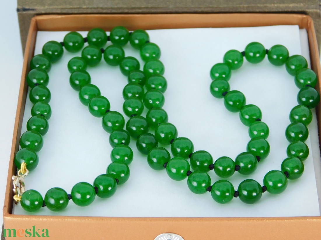 14 K Arany Jade Nyaklánc - ékszer - nyaklánc - medál nélküli nyaklánc - Meska.hu 14 K Arany Jade Nyaklánc - ékszer - nyaklánc - medál nélküli nyaklánc - Meska.hu