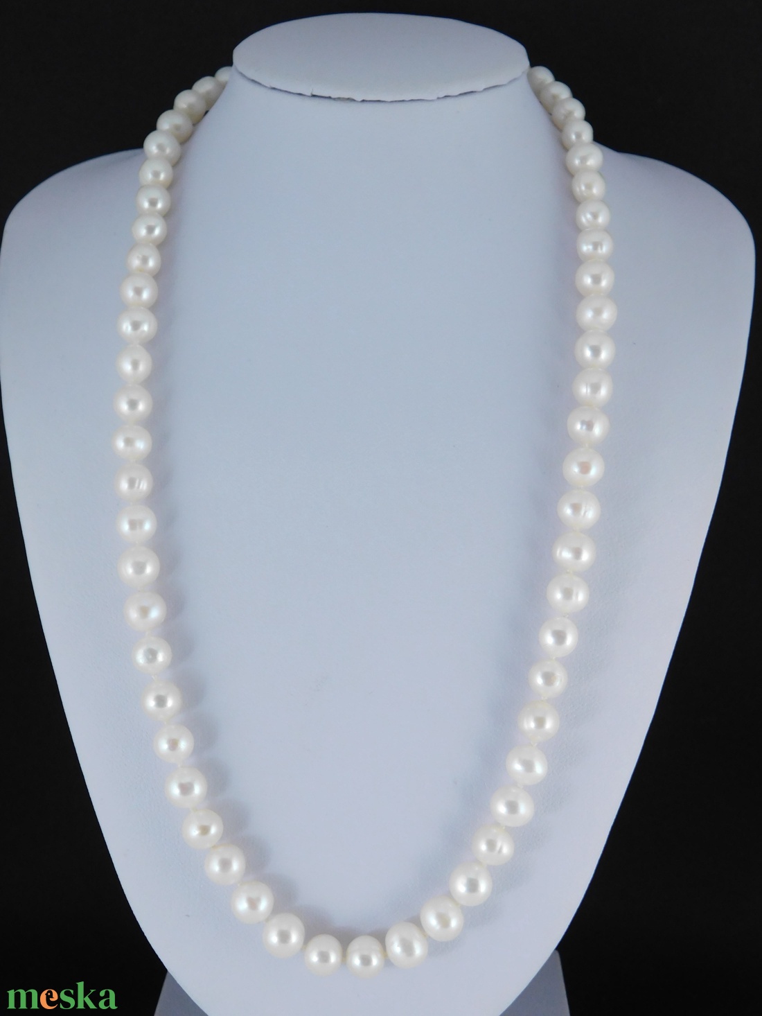 Valódi Gyöngy Nyaklánc 14 K Arany - ékszer - nyaklánc - gyöngyös nyaklánc - Meska.hu