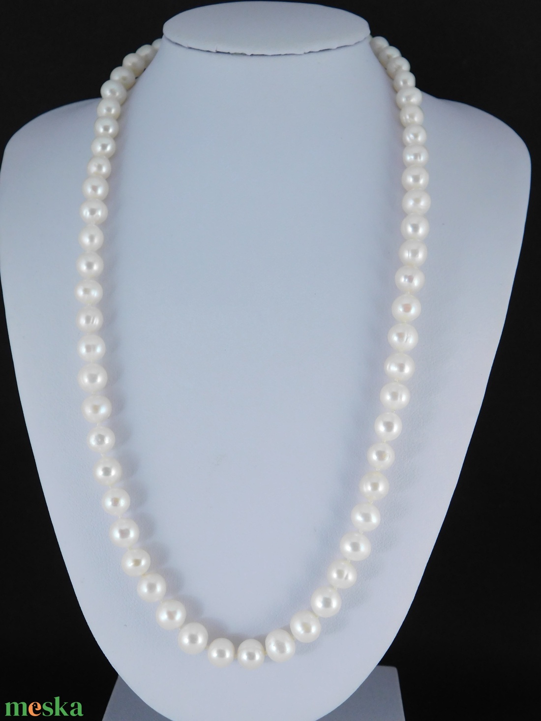 Valódi Gyöngy Nyaklánc 14 K Arany - ékszer - nyaklánc - gyöngyös nyaklánc - Meska.hu